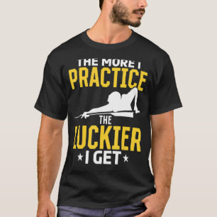 Billiard Pool Hoe meer ik de luier beoefent T-shirt