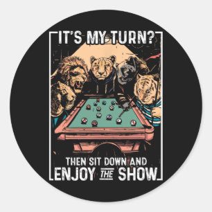 Billiard Rack Cue Stick Pool Table Billiard Playe Ronde Sticker