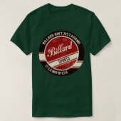 Billiard Retro T-shirt (Design voorkant)