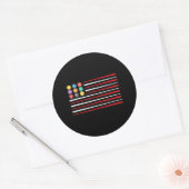 Billiard Ronde Sticker (Envelop)