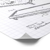 Billiard Tableau 1900 Art Brevet - Poivre Lined (Coin)