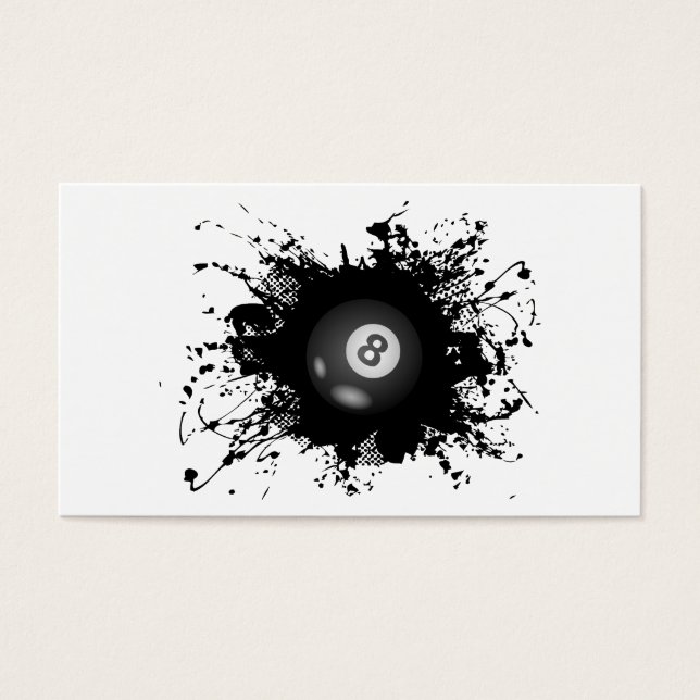 Billiard Urban Style Visitekaartje (Voorkant)