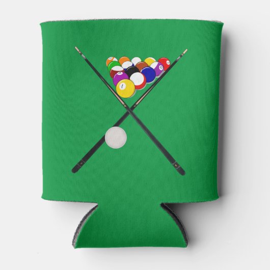 Billiardboxen en poolkussen blikjeskoeler (Voorkant)