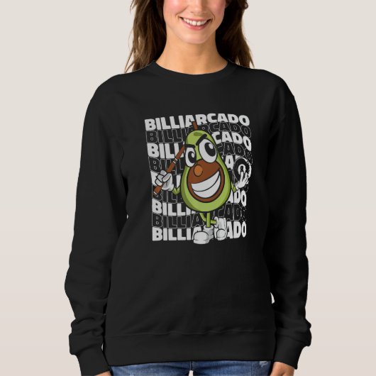 Billiardcado Billiard Player Billard Table 8 Ball Trui (Voorkant)