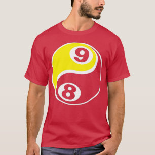 Billiardgroep 8 Ball 9 Ball Skull 1 T-shirt