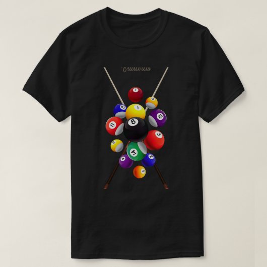 Billiardpool Billiards T-shirt (Design voorkant)