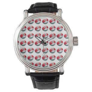 Billiards 11-balkpatroon horloge