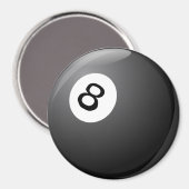 Billiards, 8 Ball, Magneet (Voorkant / Achterkant)