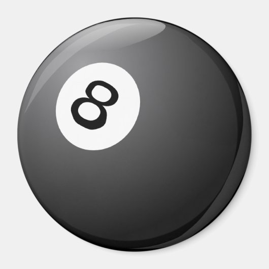 Billiards, 8 Ball, Magneet (Voorkant)
