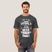 Billiards 8 Ball Pool Player Sarcasm Novelty T-shirt (Voorkant volledig)