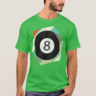 Billiards 8 Ball Retro Love of the Sport Billiard T-shirt