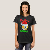 Billiards 9 Ball Christmas Squad Pool Balls Billia T-shirt (Voorkant volledig)