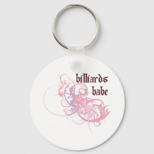 Billiards Babe Sleutelhanger