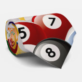 BILLIARDS BALLS COLLAGE STROPDAS (Opgerold)