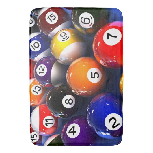 Billiards Bath Mat (Voorkant Verticaal)