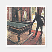 Billiards, beroemd schilderij, servet (Voorkant)
