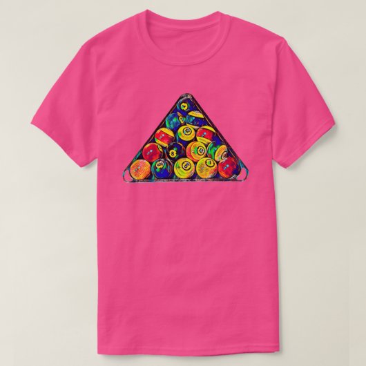 Billiards Billes de billard TShirt Classic TShirt (Design devant)
