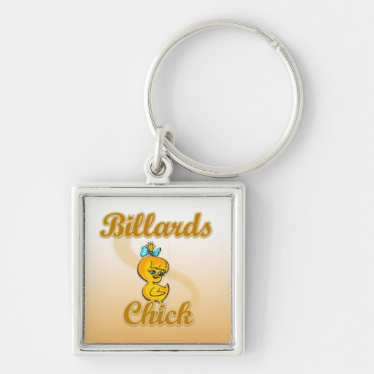 Billiards Chick Sleutelhanger (Voorkant)