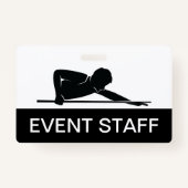 Billiards Event Staff Budget Event Badges (Devant)