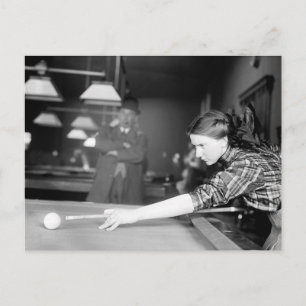 Billiards Game, 1910 Briefkaart