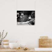 Billiards Game, 1910. foto Poster (Keuken)