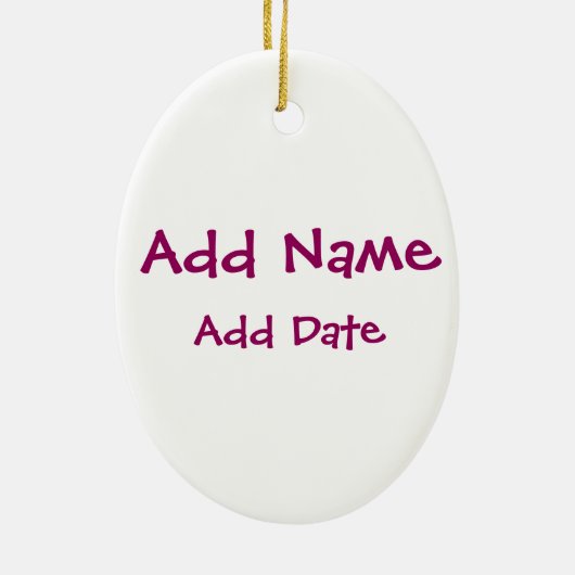 Billiards Girl Keramisch Ornament (Achterkant)