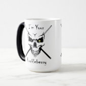 Billiards "Je suis votre Huckleberry" Morphing Mug (Devant gauche)