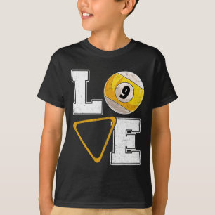 Billiards Liefde Pool Player Billiards Lover T-shirt
