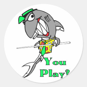 Billiards Lovers Pool Shooting Gifts Ronde Sticker