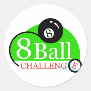 Billiards Lovers Pool Shooting Gifts Ronde Sticker