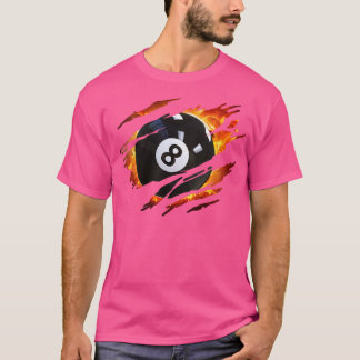 Billiards Man 8 Ball Pool s Pool League T-shirt