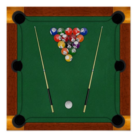Billiards Perfect Poster (Voorkant)