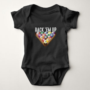 Billiards Player-rack met acht balkpool Romper