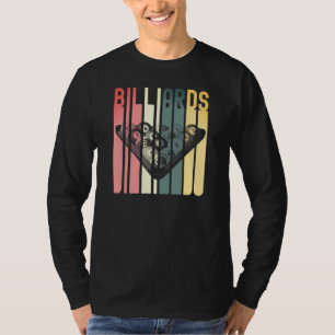 Billiards poel Bar Sportretro 8-balletje T-shirt