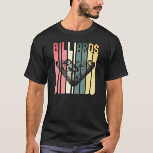 Billiards poel Bar Sportretro 8-balletje T-shirt