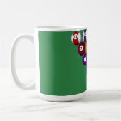 Billiards/Pool Balls: personaliseerbare mok (Links)