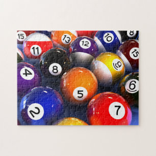 Billiards Pool Balls Photo Puzzle Legpuzzel