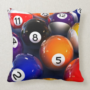 Billiards Pool Balls Square Sierkussen