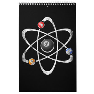 Billiards Pool Hall Sport Atom Science Kalender