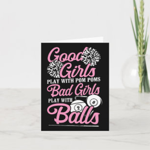 Billiards Pool Player Ball Girl Good Girls Play Wi Kaart