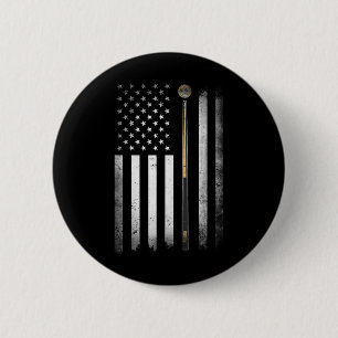 Billiards Pool Player Table VS Amerikaanse vlag Ronde Button 5,7 Cm
