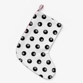 Billiards Pool Thleight Balls Patroon Kleine Kerstsok (Voorkant (Hangend))