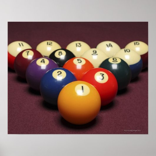 Billiards Poster (Voorkant)
