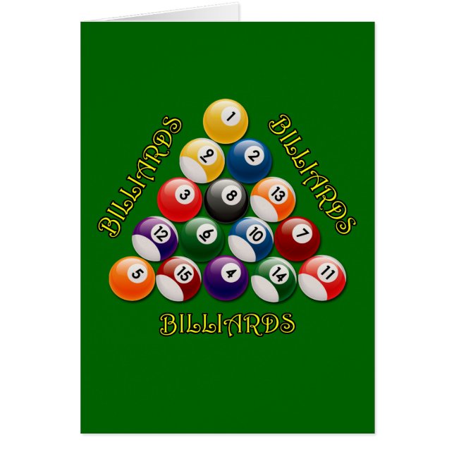 BILLIARDS RACK (Voorkant)