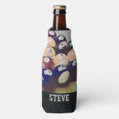 Billiards robustes Nom Bière Glacière (Bottle Devant)