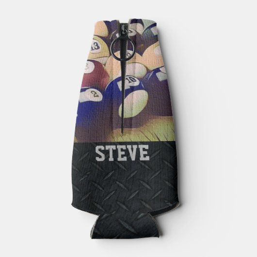 Billiards robustes Nom Bière Glacière (Dos)