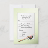 Billiards RSVP met Entree Choice (Voorkant)