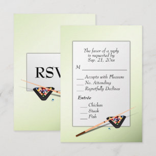 Billiards RSVP met Entree Choice Kaartje