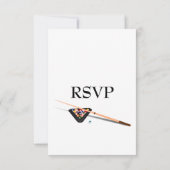 Billiards RSVP met het Wit van de Keuze van Entree (Achterkant)