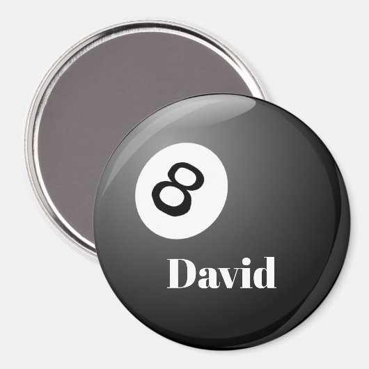 Billiards, sjabloon met 8 bits magneet (Voorkant / Achterkant)